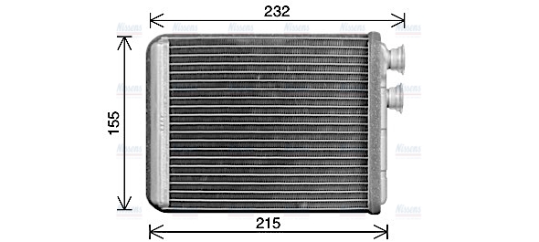 AVA Heater Core PE6431
