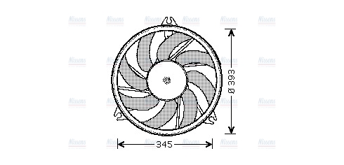 AVA Radiator Cooling Fan PE7528