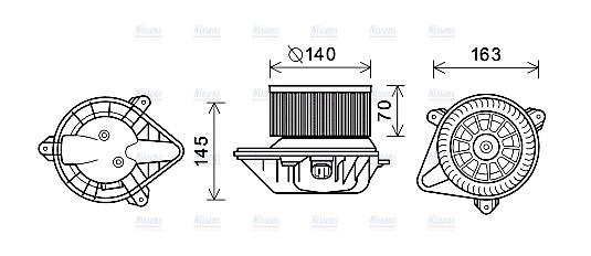 AVA Cabin Fan Blower Motor PE8373