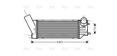 AVA Charge Air Intercooler PEA4279