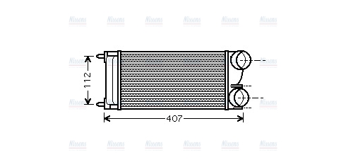AVA Charge Air Intercooler PEA4334