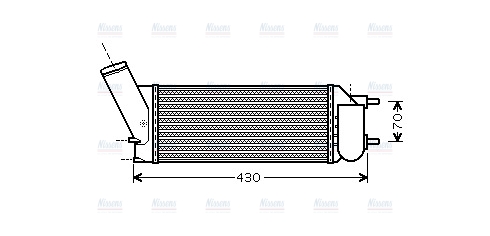 AVA Charge Air Intercooler PEA4335