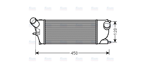 AVA Charge Air Intercooler PEA4345