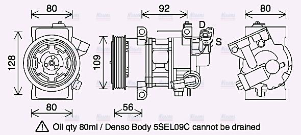 AVA Aircon Compressor PEK418