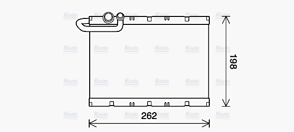 AVA Aircon Evaporator PEV405