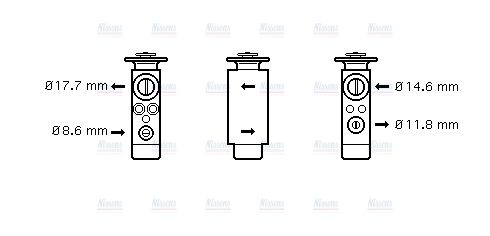 AVA Aircon Expansion Valve PR1048