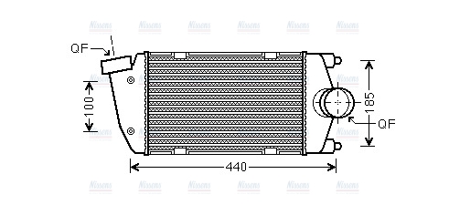 AVA Charge Air Intercooler PR4058
