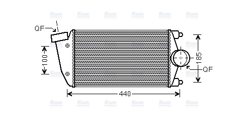 AVA Charge Air Intercooler PR4069