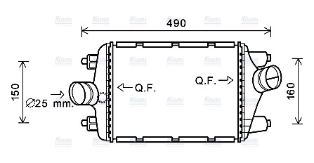 AVA Charge Air Intercooler PR4080