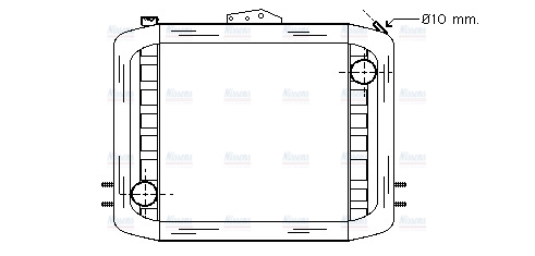 AVA Coolant Radiator RE2018