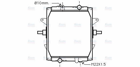 AVA Coolant Radiator RE2050