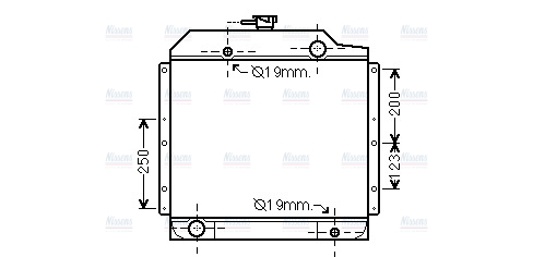 AVA Coolant Radiator RE2090