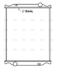 AVA Coolant Radiator RE2106N