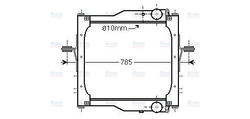 AVA Coolant Radiator RE2125