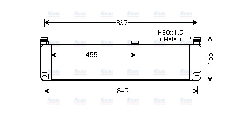 AVA Oil Cooler RE3095