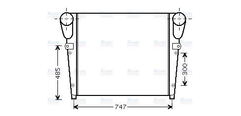 AVA Charge Air Intercooler RE4047