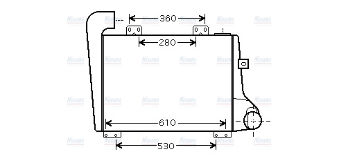 AVA Charge Air Intercooler RE4064