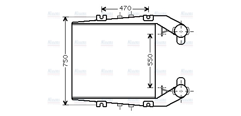 AVA Charge Air Intercooler RE4065