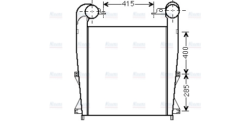 AVA Charge Air Intercooler RE4076
