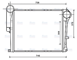 AVA Charge Air Intercooler RE4098
