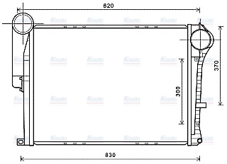 AVA Charge Air Intercooler RE4103