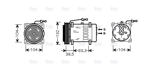 AVA Aircon Compressor REAK072