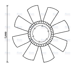 AVA Fan clutch REB110