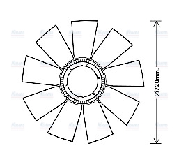 AVA Fan clutch REB112