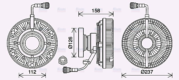 AVA Fan clutch REC130
