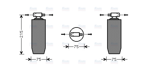 AVA Aircon Receiver Dryer Filter RED056
