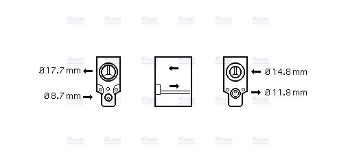 AVA Aircon Expansion valve RT1335