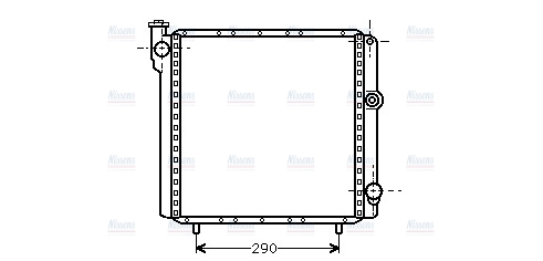 AVA Coolant Radiator RT2017
