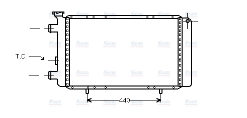 AVA Coolant Radiator RT2066