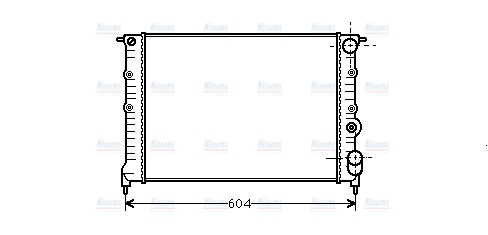 AVA Coolant Radiator RT2108
