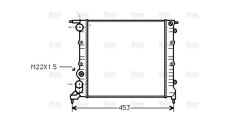 AVA Coolant Radiator RT2121