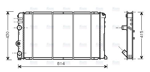 AVA Coolant Radiator RT2263