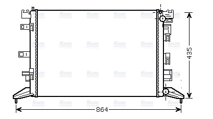 AVA Coolant Radiator RT2425