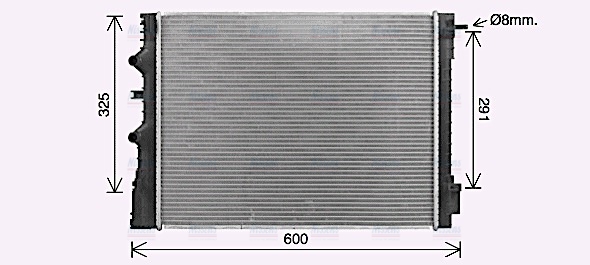 AVA Coolant Radiator RT2667