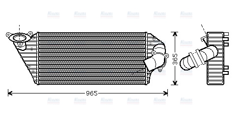 AVA Charge Air Intercooler RT4298
