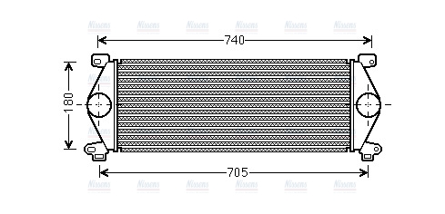 AVA Charge Air Intercooler RT4448