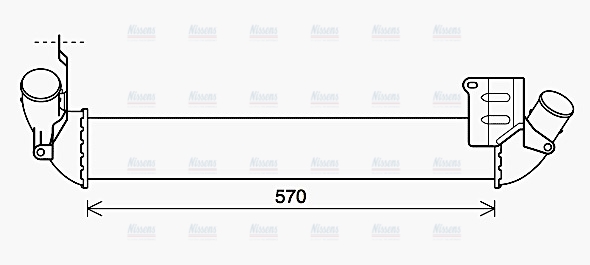 AVA Charge Air Intercooler RT4641