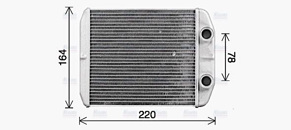 AVA Cabin Heater Core RT6663