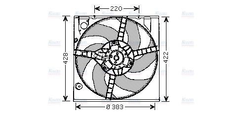 AVA Radiator Cooling Fan RT7522