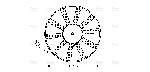 AVA Radiator Fan RT7534
