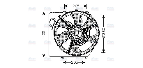 AVA Radiator Cooling Fan RT7536
