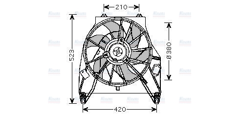 AVA Radiator Fan RT7543