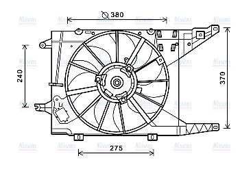 AVA Radiator Cooling Fan RT7549