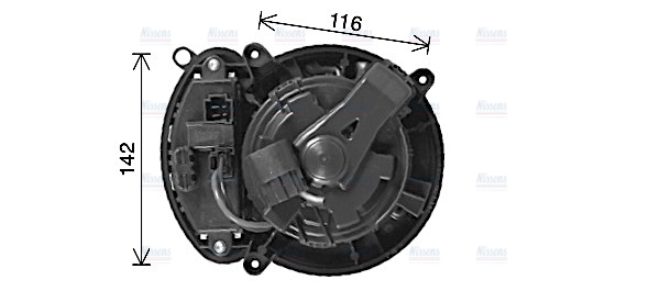 AVA Cabin Fan Blower Motor RT8677