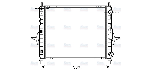 AVA Coolant Radiator RTA2167