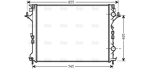AVA Coolant Radiator RTA2421